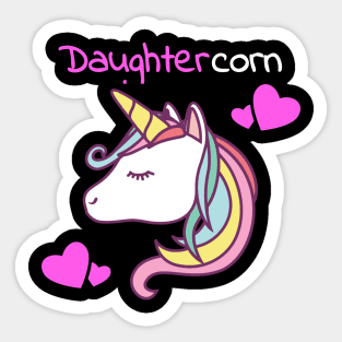 Daughtercorn - Daughter Unicorn Sticker